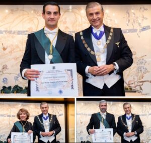 «Gran Cruz al Mérito Profesional en Grado de Embajada>> HOIM Excmo Sr. Don Daniel Sheth Excmo Sr. Don Sergio Maya Alemán Excmo Sr. Don Juan Prat y Coll oimerito.com