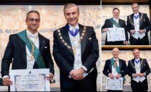 «Gran Cruz al Mérito Profesional en Grado de Embajada>> HOIM Excmo Sr. Don Daniel Sheth Excmo Sr. Don Sergio Maya Alemán Excmo Sr. Don Juan Prat y Coll oimerito.com